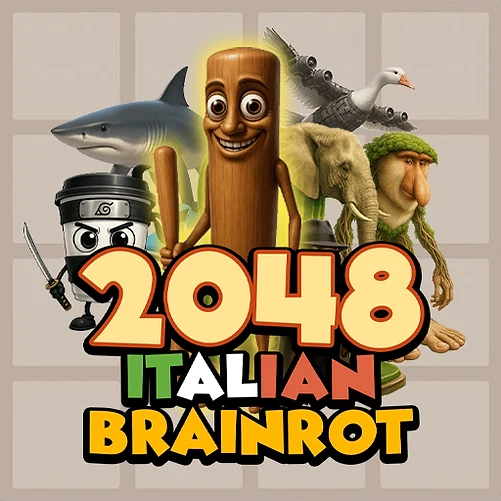 2048 Italian Brainrot - Play free online puzzle games game